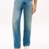 Jeans regular straight con cimosa Jeans regular straight con cimosa