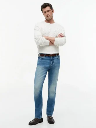Jeans slim elasticizzati slavati