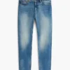Jeans slim elasticizzati slavati Jeans slim elasticizzati slavati