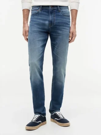 Jeans slim in denim THFlex Knit
