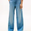 Jeans utility elasticizzati a gamba larga per bambini