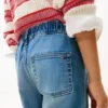 Jeans utility elasticizzati a gamba larga per bambini