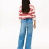 Jeans utility elasticizzati a gamba larga per bambini