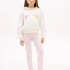 Leggings da bambina con logo Tommy in stile college