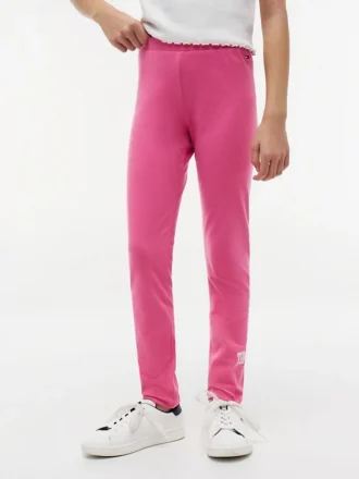 Leggings da bambina con logo Tommy in stile college