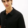 Maglia polo leggera in maglia Maglia polo leggera in maglia