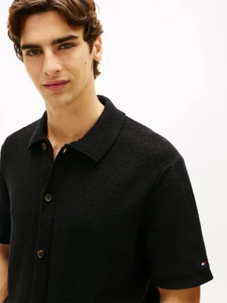 Maglia polo leggera in maglia