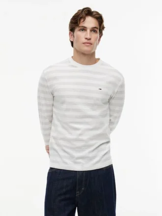 Maglietta a righe a maniche lunghe Tommy Jeans