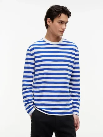 Maglietta a righe a maniche lunghe Tommy Jeans