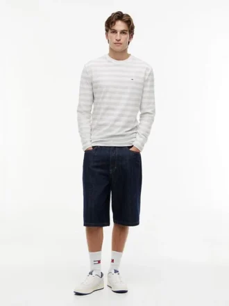 Maglietta a righe a maniche lunghe Tommy Jeans