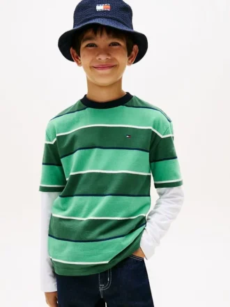 Maglietta a righe da rugby per bambini