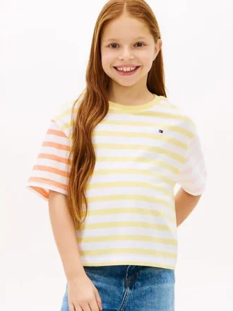 Maglietta a righe miste per bambini