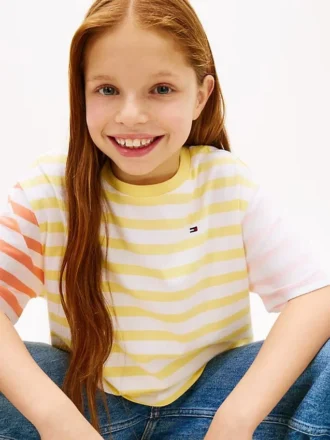 Maglietta a righe miste per bambini