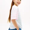 Maglietta a righe miste per bambini Maglietta a righe miste per bambini