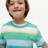 Maglietta a righe multicolore per bambini Maglietta a righe multicolore per bambini