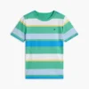 Maglietta a righe multicolore per bambini Maglietta a righe multicolore per bambini