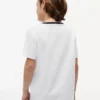 Maglietta con logo a strisce e bandiera per bambini Maglietta con logo a strisce e bandiera per bambini
