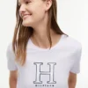 Maglietta con logo H floreale Maglietta con logo H floreale