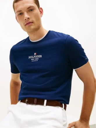 Maglietta con logo Hilfiger
