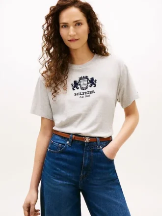 Maglietta con logo Hilfiger Crest