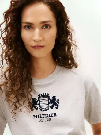 Maglietta con logo Hilfiger Crest