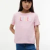 Maglietta con logo Hilfiger in paillettes per bambini Maglietta con logo Hilfiger in paillettes per bambini