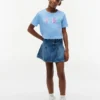Maglietta con logo Hilfiger in paillettes per bambini Maglietta con logo Hilfiger in paillettes per bambini