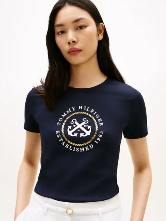 Maglietta con logo TH Anchor