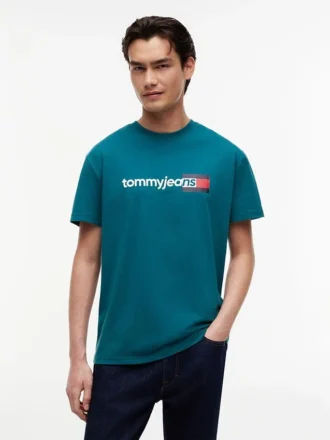 Maglietta con logo Tommy Jeans