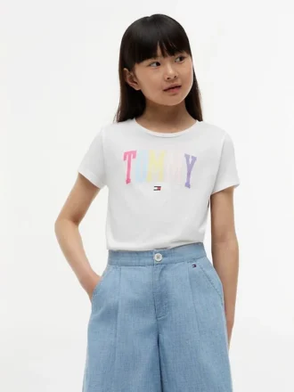 Maglietta con logo Tommy per bambini