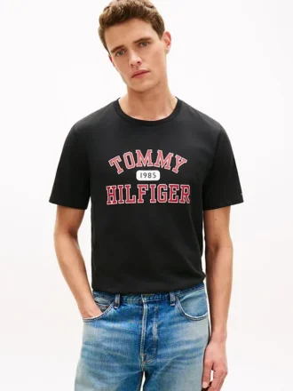 Maglietta con logo Tommy Varsity