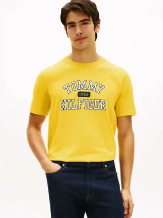 Maglietta con logo Tommy Varsity