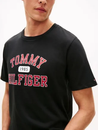 Maglietta con logo Tommy Varsity