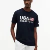 Maglietta con logo Tommy x US SailGP Team Maglietta con logo Tommy x US SailGP Team