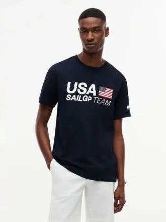 Maglietta con logo Tommy x US SailGP Team
