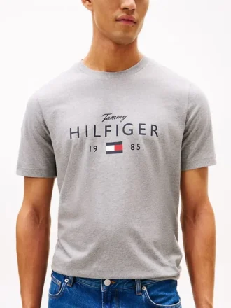 Maglietta con stampa Hilfiger 1985 Maglietta con stampa Hilfiger 1985