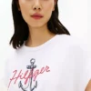 Maglietta Dolman con logo Hilfiger Anchor Maglietta Dolman con logo Hilfiger Anchor