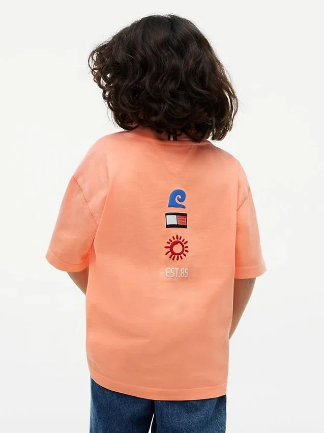 Maglietta per bambini con logo Sun & Wave Maglietta per bambini con logo Sun & Wave