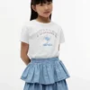 Maglietta per bambini con logo Tommy in strass