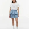 Maglietta per bambini con logo Tommy in strass