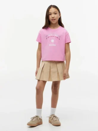 Maglietta per bambini con logo Tommy in strass