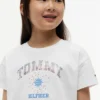 Maglietta per bambini con logo Tommy in strass