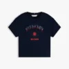 Maglietta per bambini con logo Tommy in strass Maglietta per bambini con logo Tommy in strass