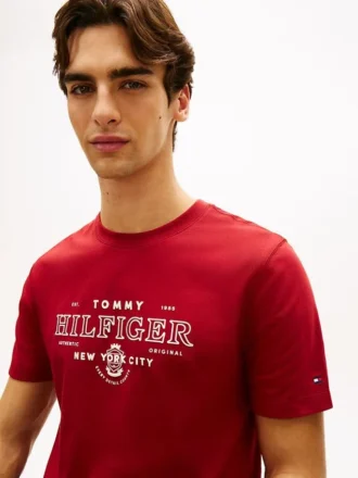 Maglietta pesante con logo Hilfiger NYC