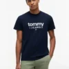 Maglietta slim fit con logo Tommy Jeans Maglietta slim fit con logo Tommy Jeans