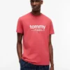 Maglietta slim fit con logo Tommy Jeans Maglietta slim fit con logo Tommy Jeans