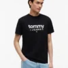 Maglietta slim fit con logo Tommy Jeans