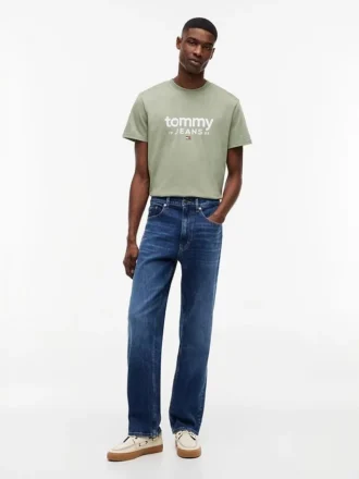 Maglietta slim fit con logo Tommy Jeans