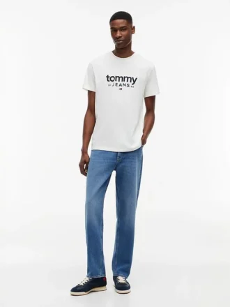 Maglietta slim fit con logo Tommy Jeans