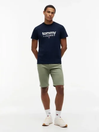 Maglietta slim fit con logo Tommy Jeans
